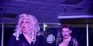 Two Drag Performers 10/31 - By Cammie Breuer