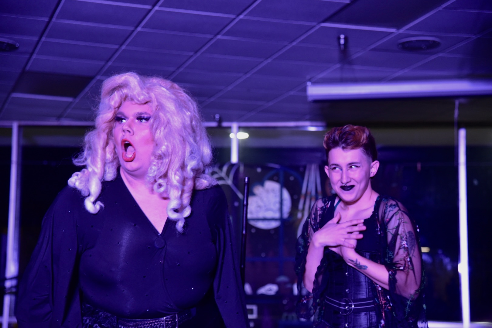 Two Drag Performers 10/31 - By Cammie Breuer