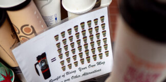Flier on the Coffee Coffee Cup - Courtesy of Will Fudge