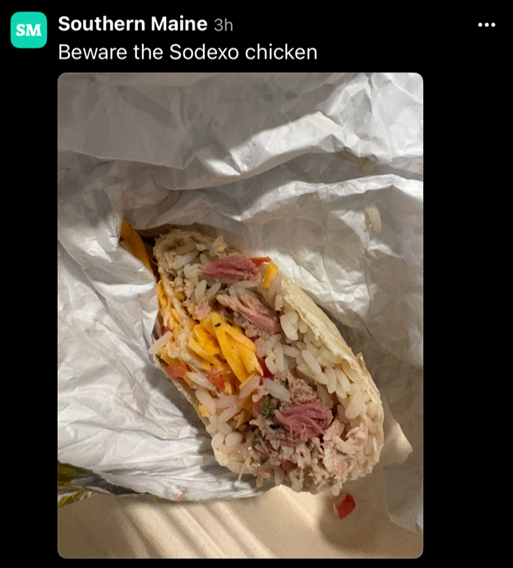 Photo of red-raw chicken taken by anonymous poster on Yik Yak