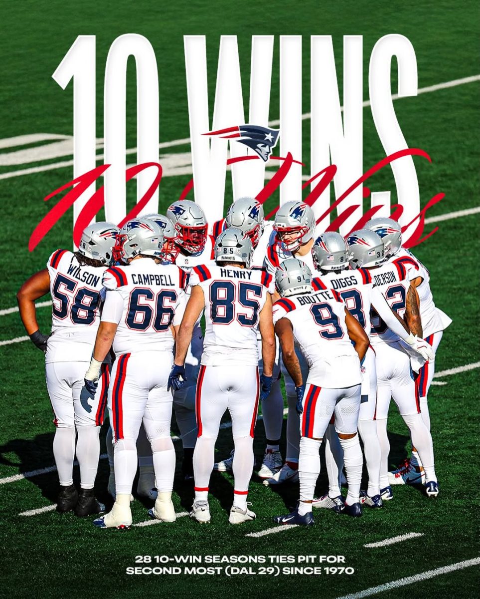 New England Patriots celebrate new record