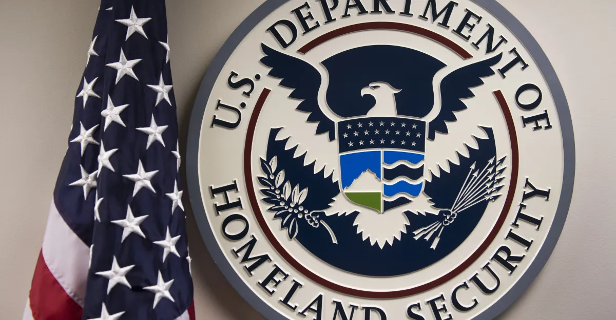 Department of Homeland Security Plaque 