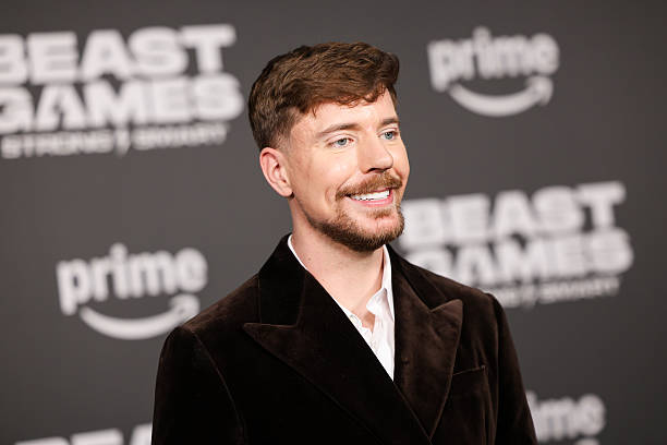 Jimmy Donaldson, aka MrBeast, attends the premiere of Amazon Prime Video's "Beast Games" season 2.