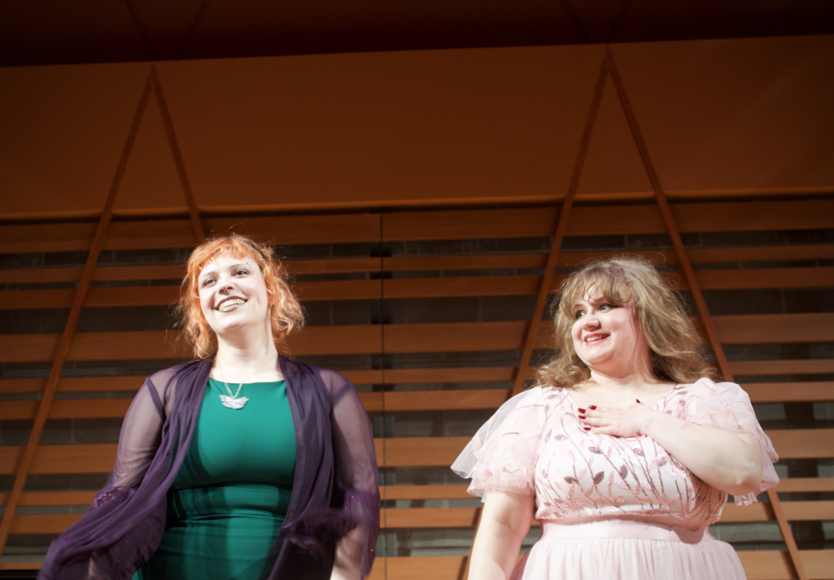 Emily Hayes (left), Hope Poore (right).